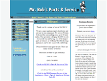 Tablet Screenshot of mrbobsparts.com